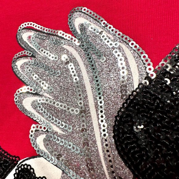 ISAAC MIZRAHI NEW YORK Sz 7/8 Little Girls Dalmatian Ruffle Sleeve Top - Picture 9 of 12